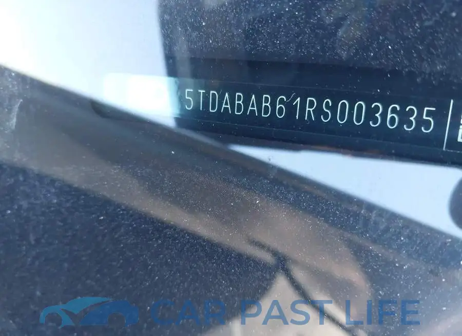 5TDABAB61RS003635# 9