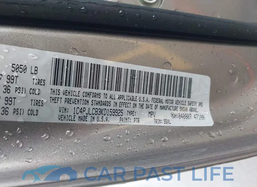 1C4PJLCB3KD159925# 9