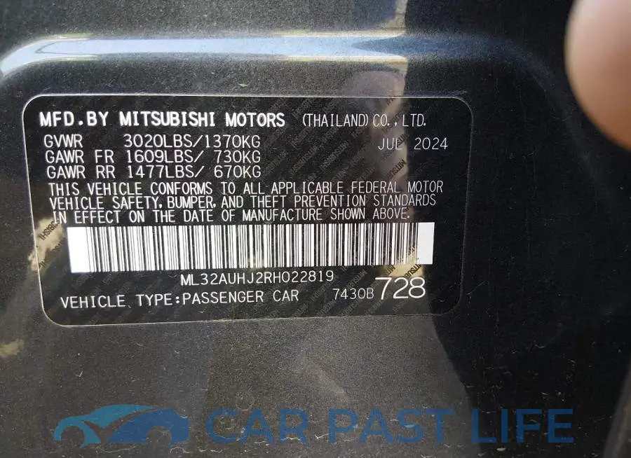 ML32AUHJ2RH022819# 9