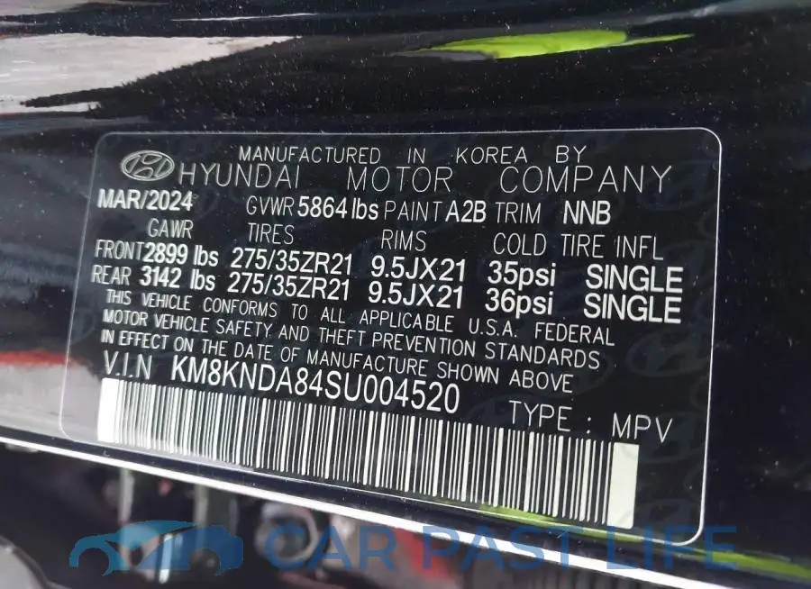 KM8KNDA84SU004520# 9