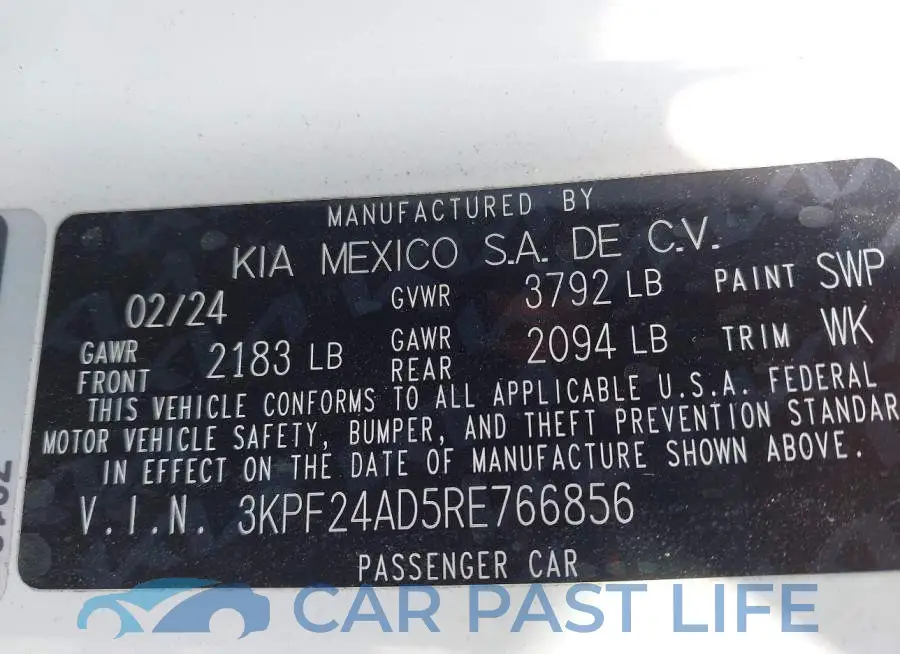 3KPF24AD5RE766856# 9