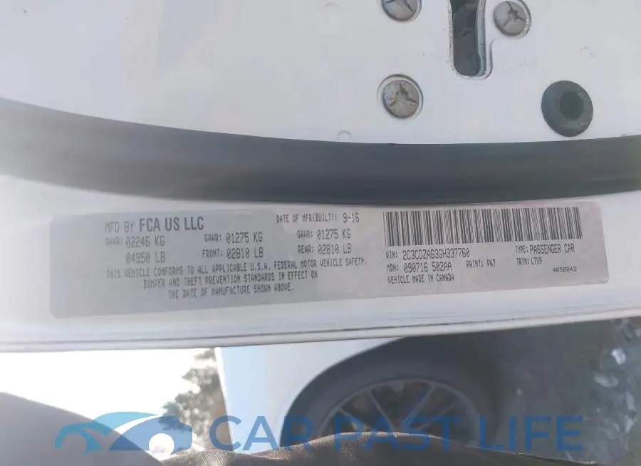 2C3CDZAG3GH337760# 9