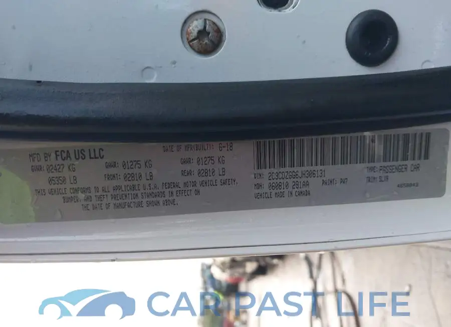2C3CDZGG6JH306131# 9
