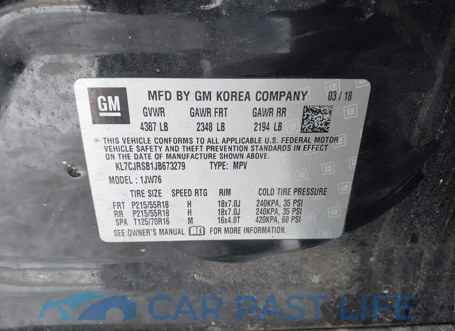 KL7CJRSB1JB673279# 9