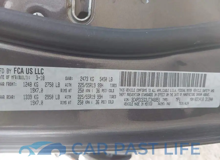 3C4PDCEG3JT346851# 9