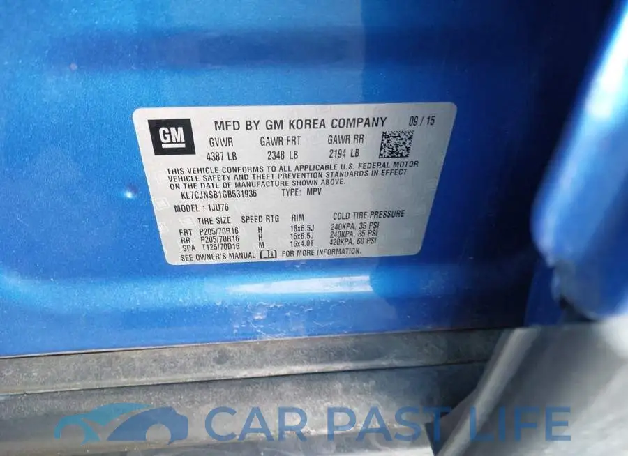KL7CJNSB1GB531936# 9