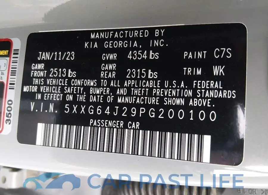 5XXG64J29PG200100# 9