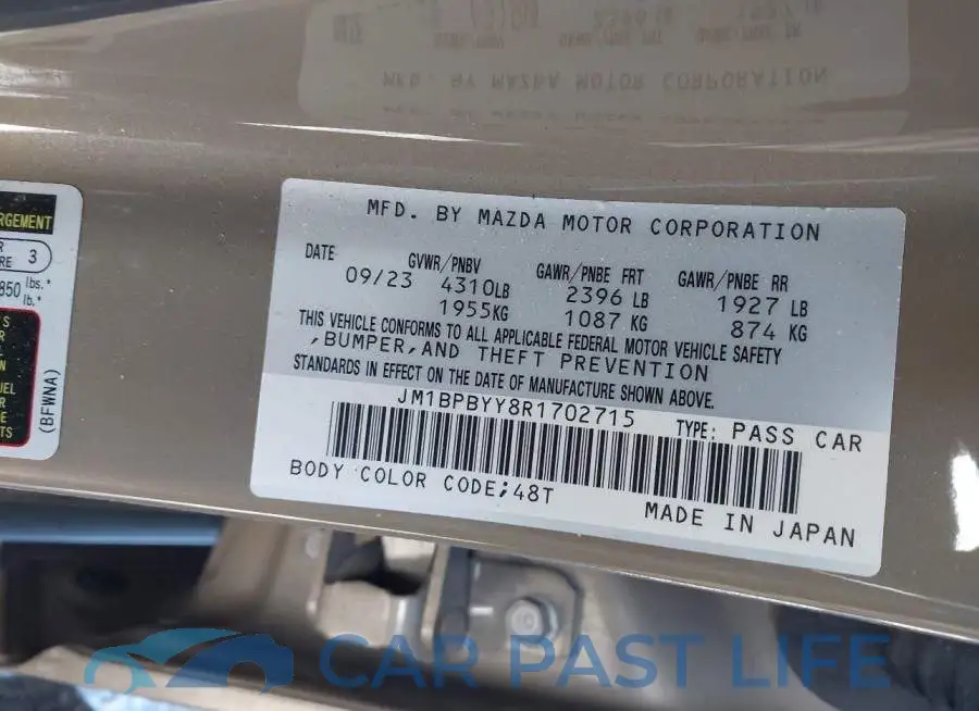 JM1BPBYY8R1702715# 9