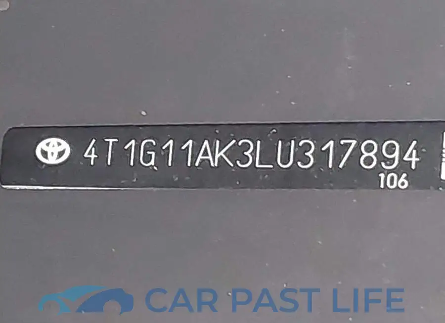 4T1G11AK3LU317894# 9