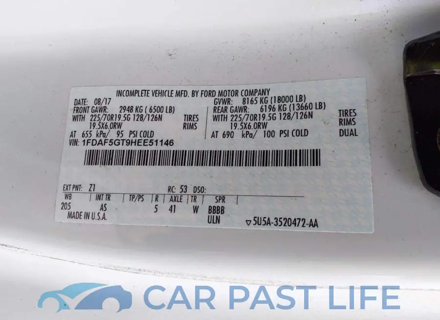 1FDAF5GT9hEE51146# 9