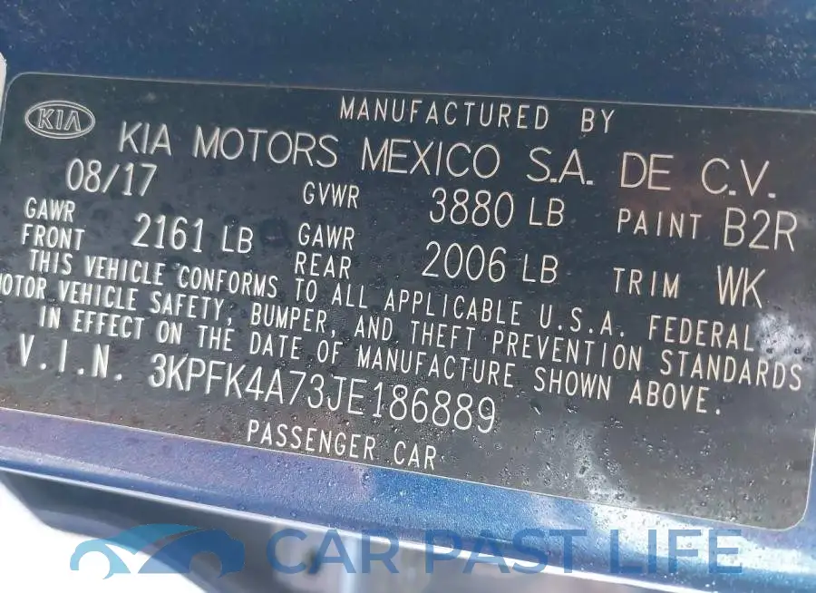 3KPFK4A73JE186889# 9