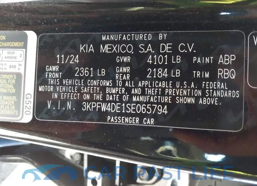 3KPFW4DE1SE065794# 9