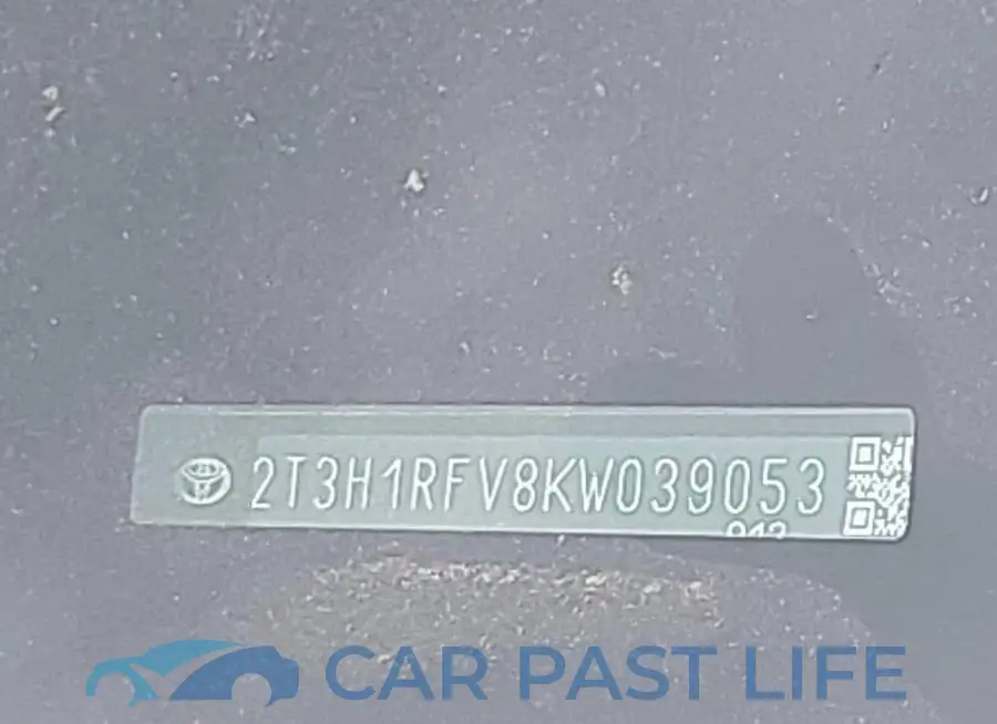 2T3H1RFV8KW039053# 9
