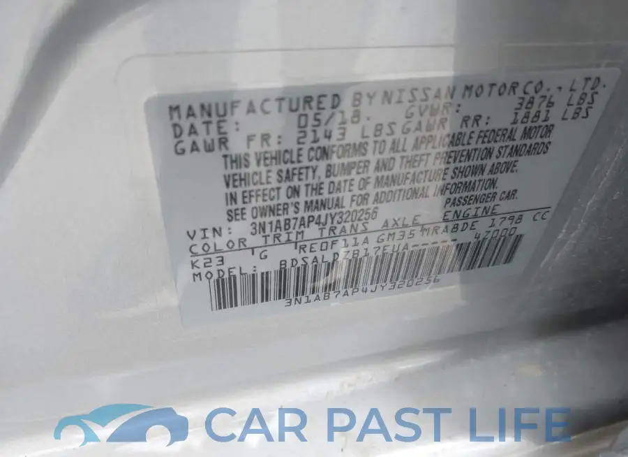 3N1AB7AP4JY320256# 9