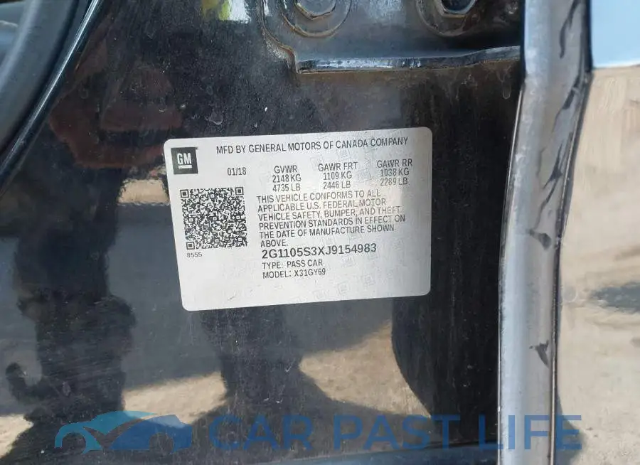2G1105S3XJ9154983# 9