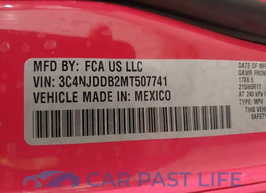 3C4NJDDB2MT507741# 9