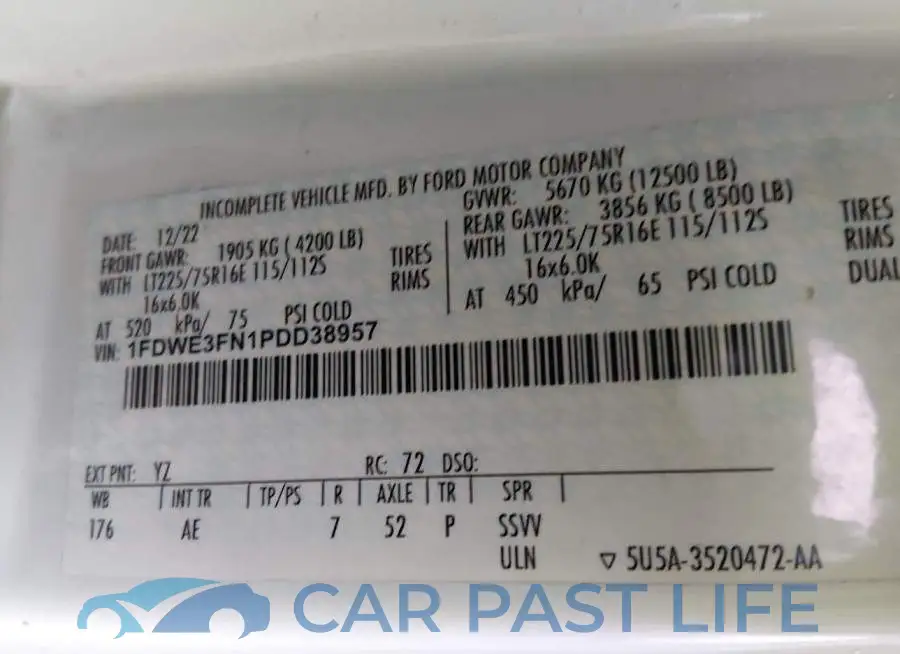1FDWE3FN1PDD38957# 4