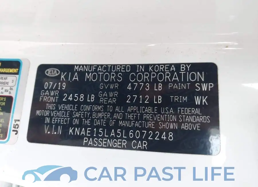 KNAE15LA5L6072248# 9