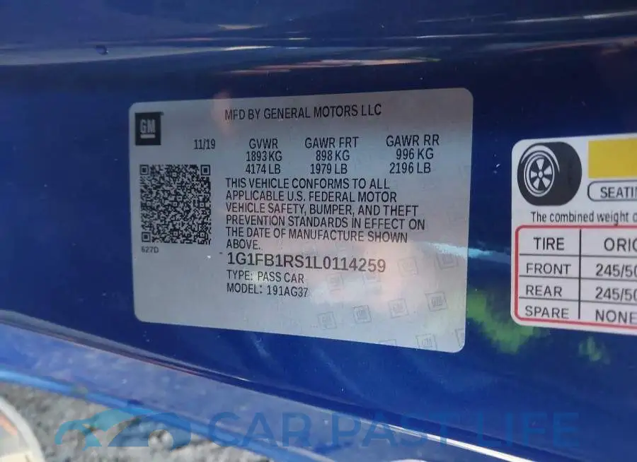 1G1FB1RS1L0114259# 9
