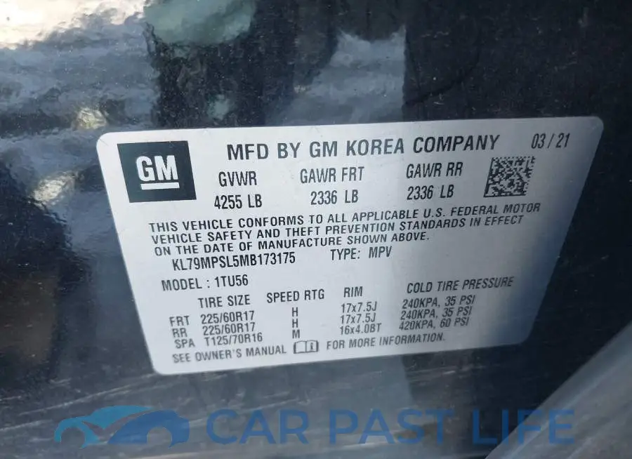 KL79MPSL5MB173175# 9