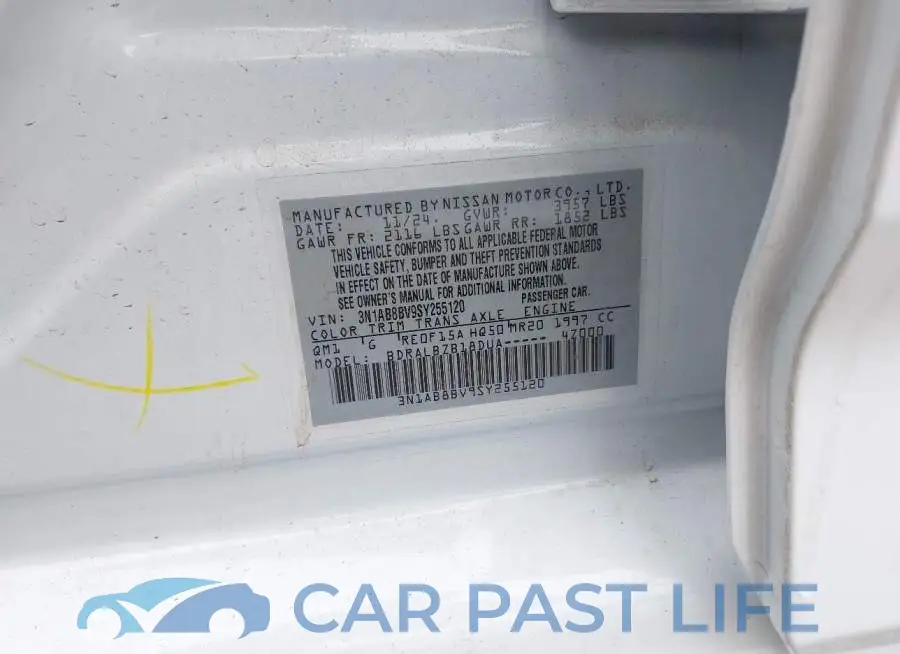 3N1AB8BV9SY255120# 9