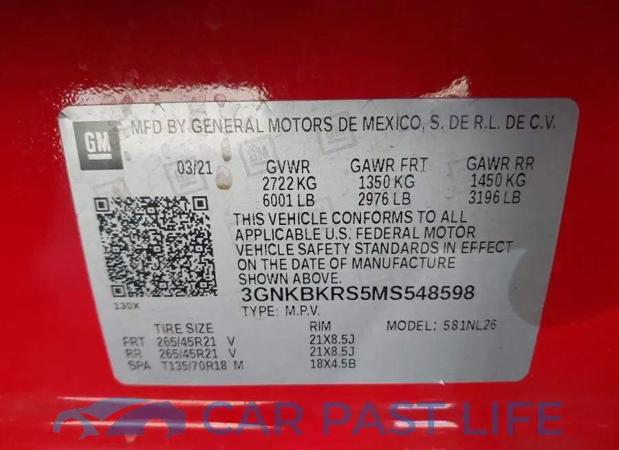 3GNKBKRS5MS548598# 9