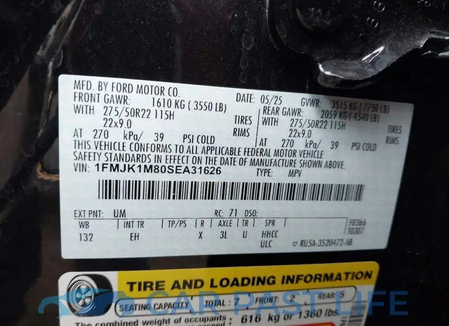 1FMJK1M80SEA31626# 9