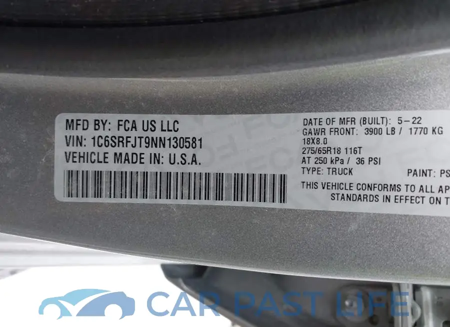 1C6SRFJT9NN130581# 9