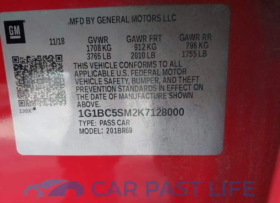 1G1BC5SM2K7128000# 9