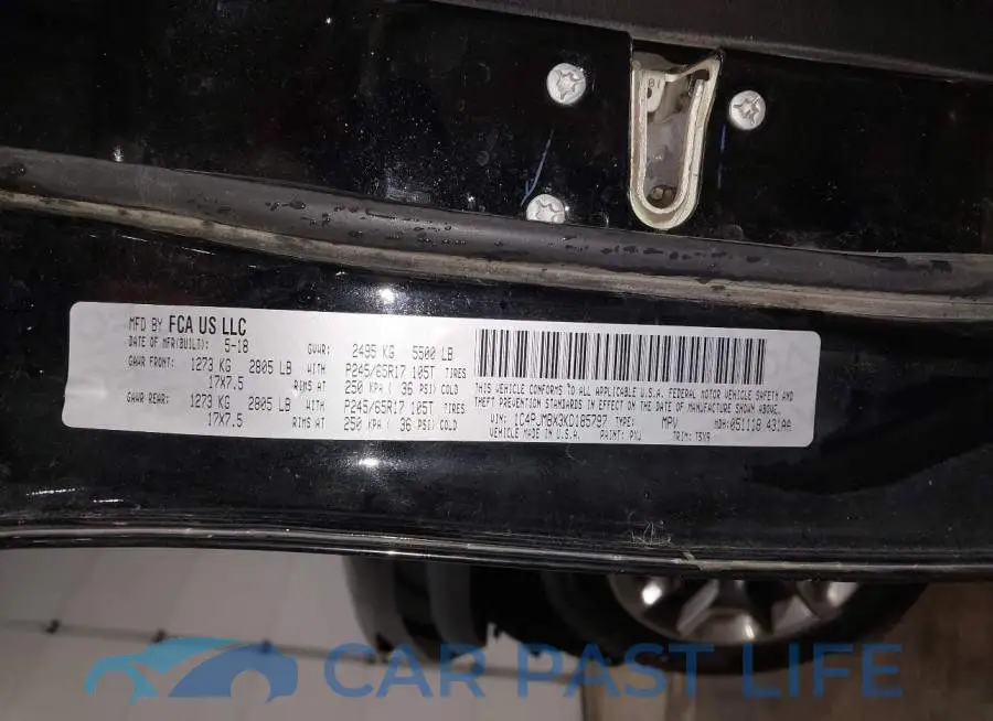 1C4PJMBX3KD185797# 9