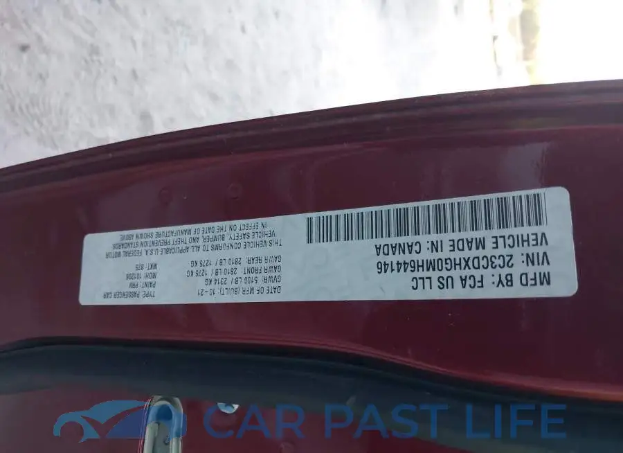 2C3CDXHG0MH644146# 9