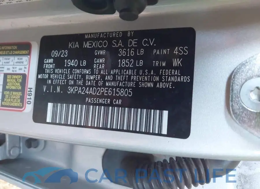 3KPA24AD2PE615805# 9