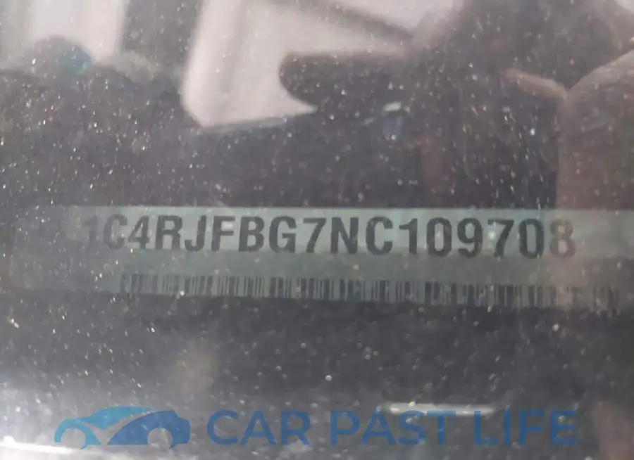 1C4RJFBG7NC109708# 9