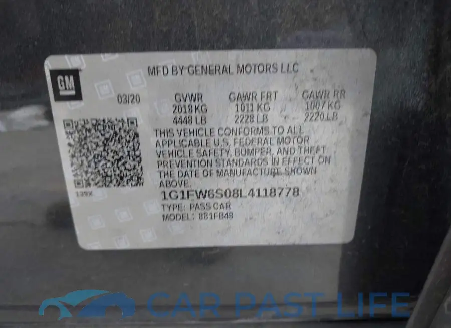 1G1FW6S08L4118778# 9
