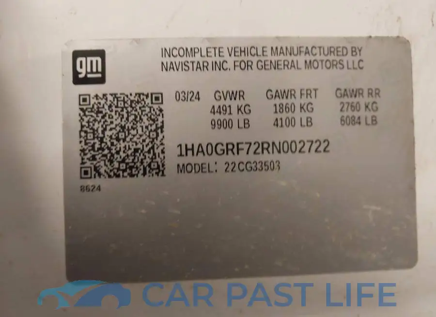 1HA0GRF72RN002722# 9