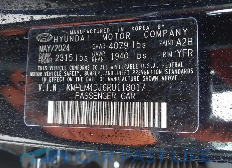 KMHLM4DJ6RU118017# 9