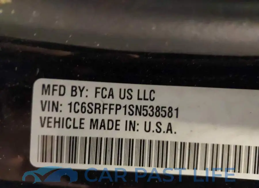 1C6SRFFP1SN538581# 9