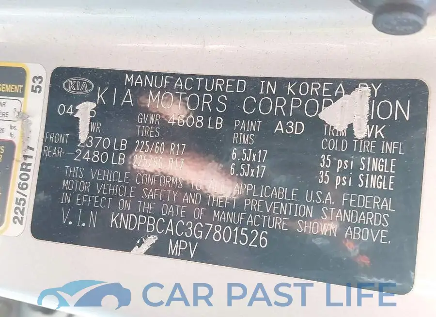KNDPBCAC3G7801526# 9