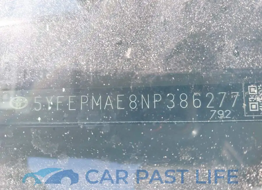 5YFEPMAE8NP386277# 21