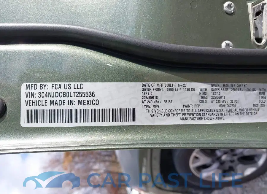 3C4NJDCB0LT255536# 9