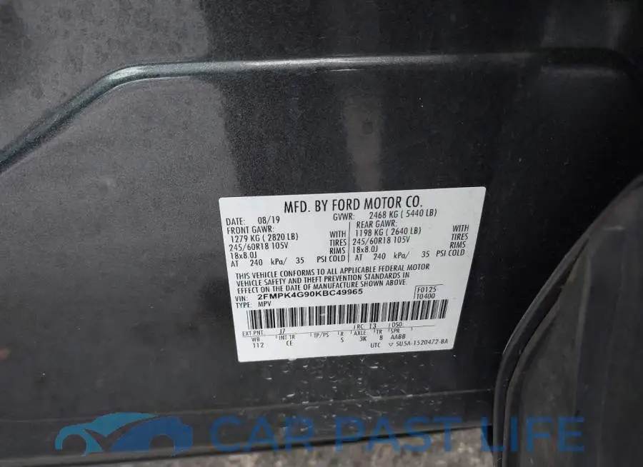 2FMPK4G90KBC49965# 9