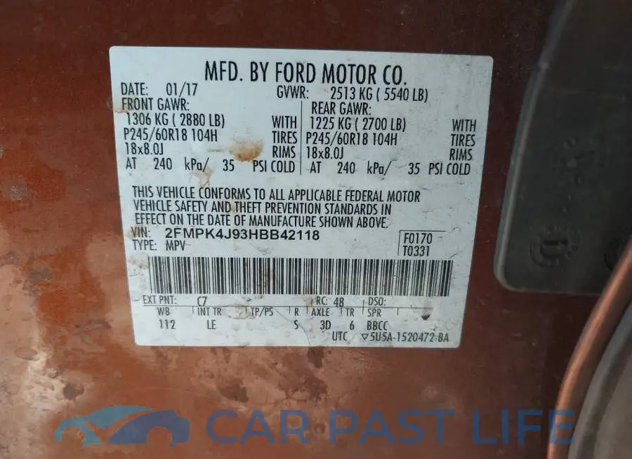 2FMPK4J93HBB42118# 9