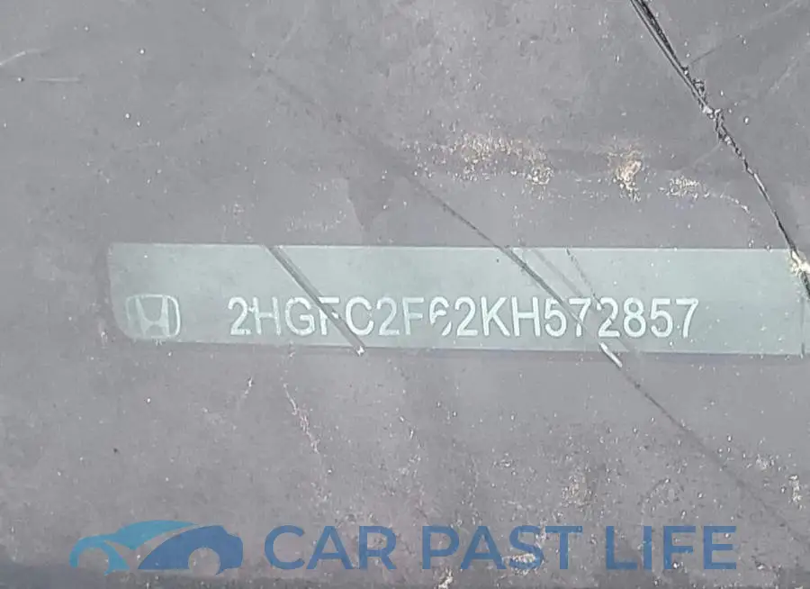 2HGFC2F62KH572857# 9