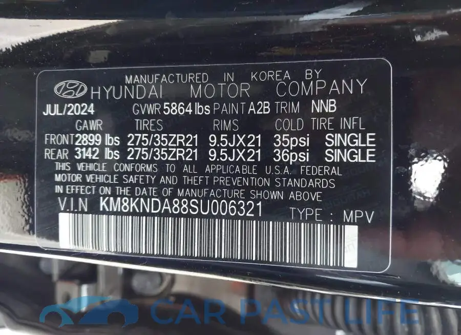 KM8KNDA88SU006321# 9