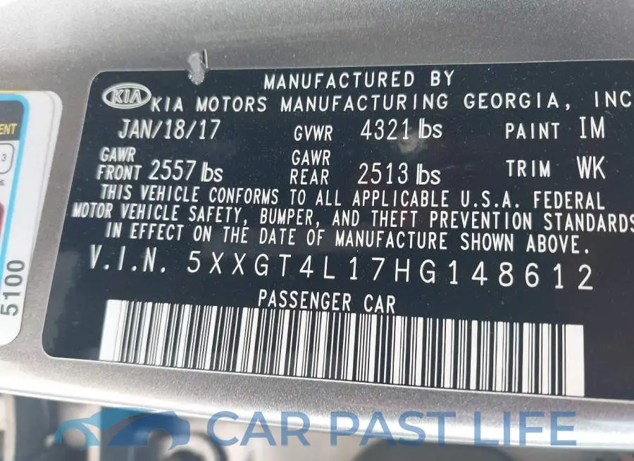 5XXGT4L17HG148612# 9