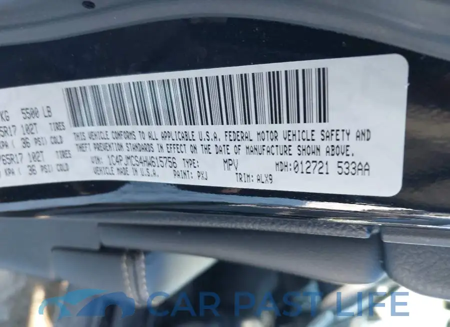 1C4PJMCS4HW615756# 9