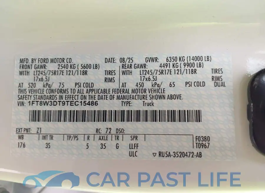 1FT8W3DT9TEC15486# 8
