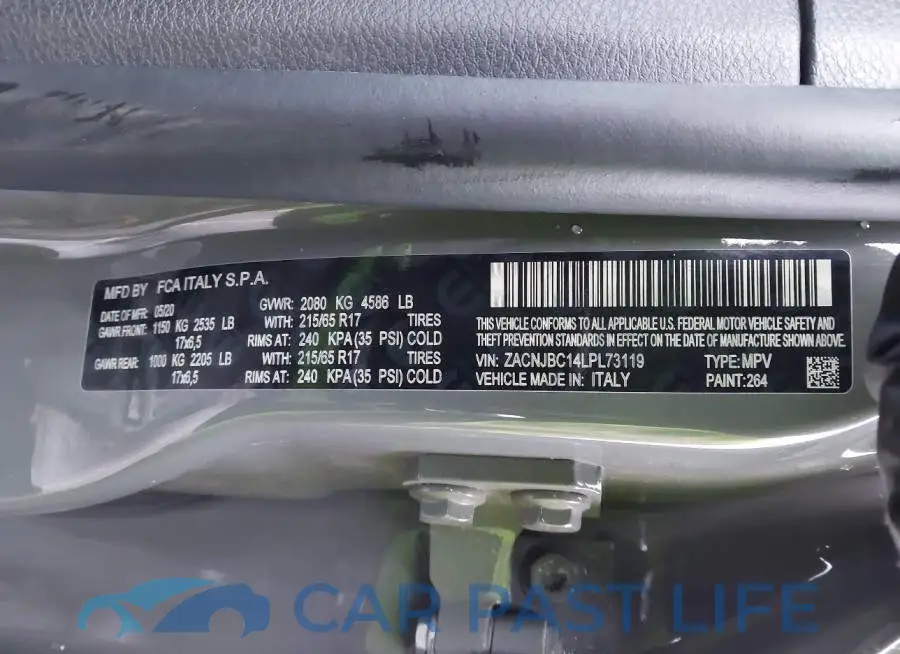 ZACNJBC14LPL73119# 9