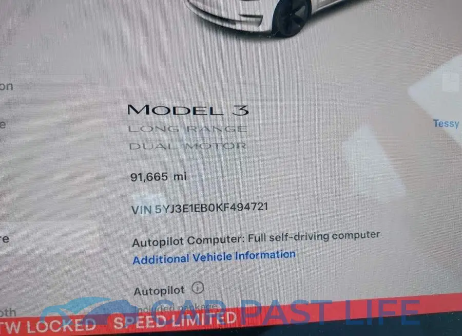 5YJ3E1EB0KF494721# 7