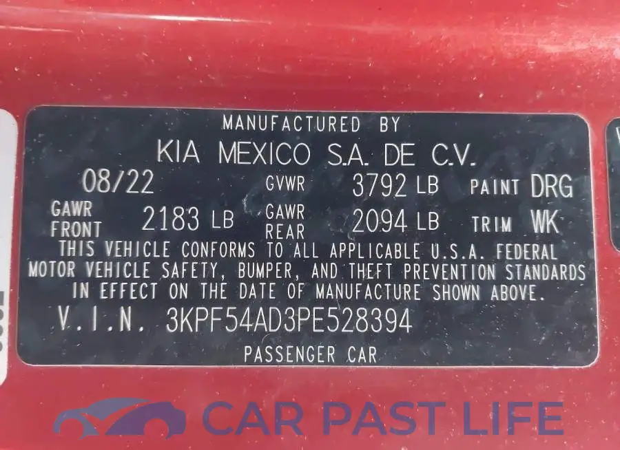 3KPF54AD3PE528394# 9